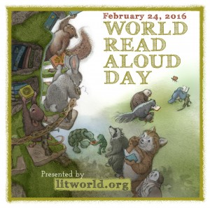 World Read Aloud Day 2016 logo.