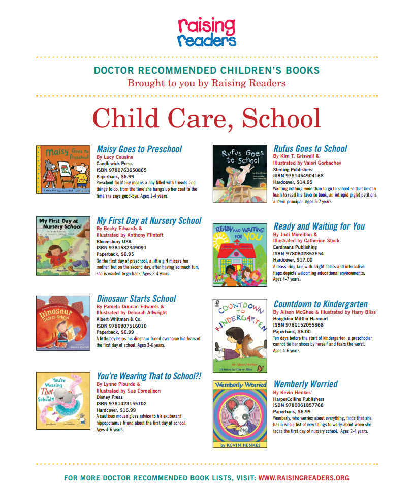 Children's Books Starting School